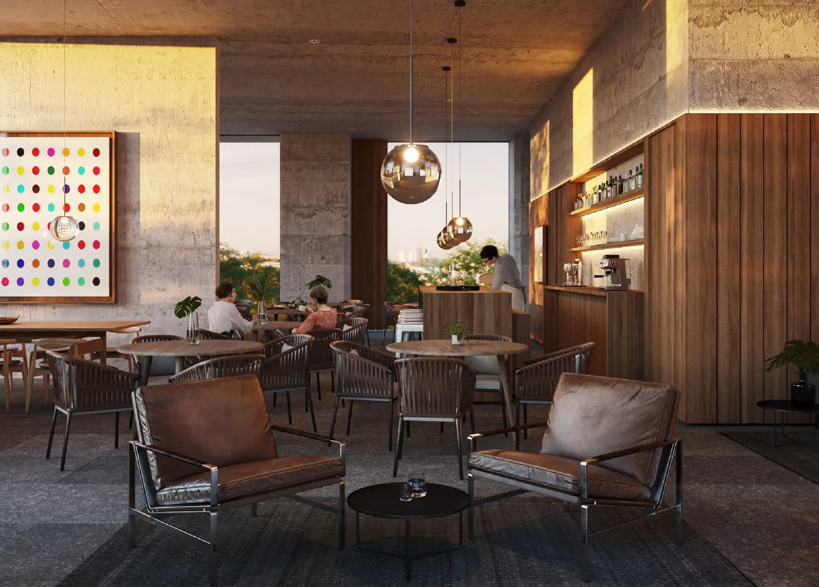 Coworking y café lounge de Quadrante